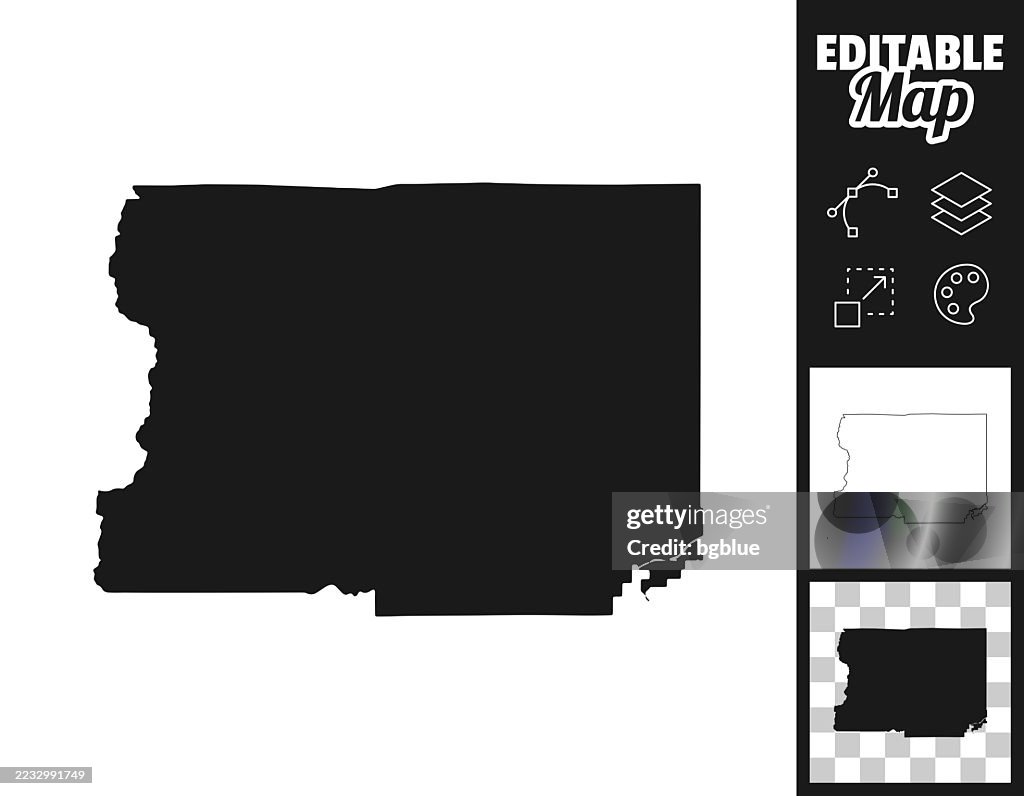 Boulder County, Colorado maps for design. Easily editable