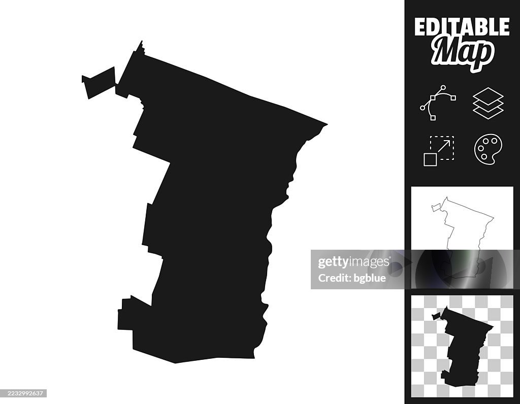 Windsor County, Vermont maps for design. Easily editable