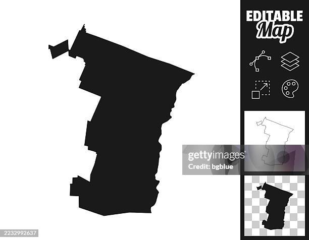 windsor county, vermont maps for design. easily editable - woodstock vermont stock illustrations