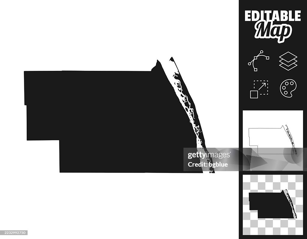 Indian River County, Florida maps for design. Easily editable