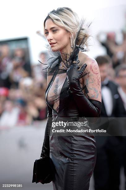 American actress and model Paris Jackson at the 82 Venice International Film Festival 2025. Frankenstein Red Carpet. Venice , August 30th, 2025