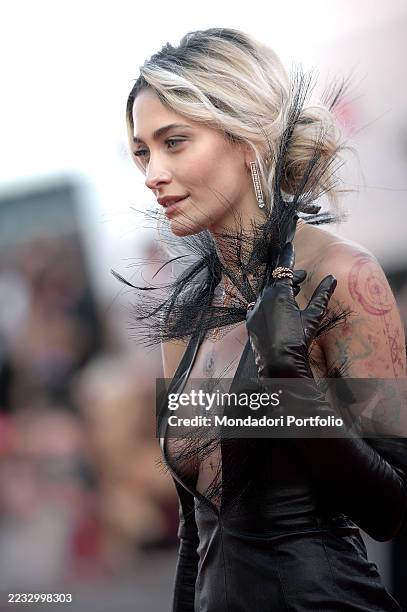American actress and model Paris Jackson at the 82 Venice International Film Festival 2025. Frankenstein Red Carpet. Venice , August 30th, 2025