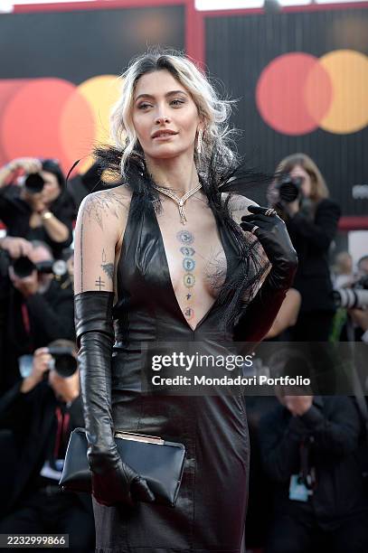 American actress and model Paris Jackson at the 82 Venice International Film Festival 2025. Frankenstein Red Carpet. Venice , August 30th, 2025