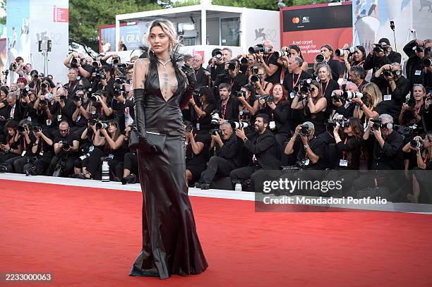 American actress and model Paris Jackson at the 82 Venice International Film Festival 2025. Frankenstein Red Carpet. Venice , August 30th, 2025