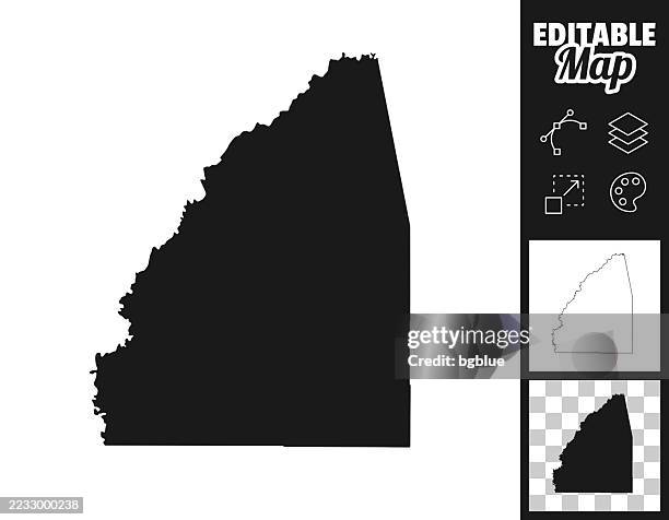 rankin county, mississippi maps for design. easily editable - brandon mississippi stock illustrations