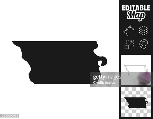 douglas county, nebraska maps for design. easily editable - omaha stock illustrations