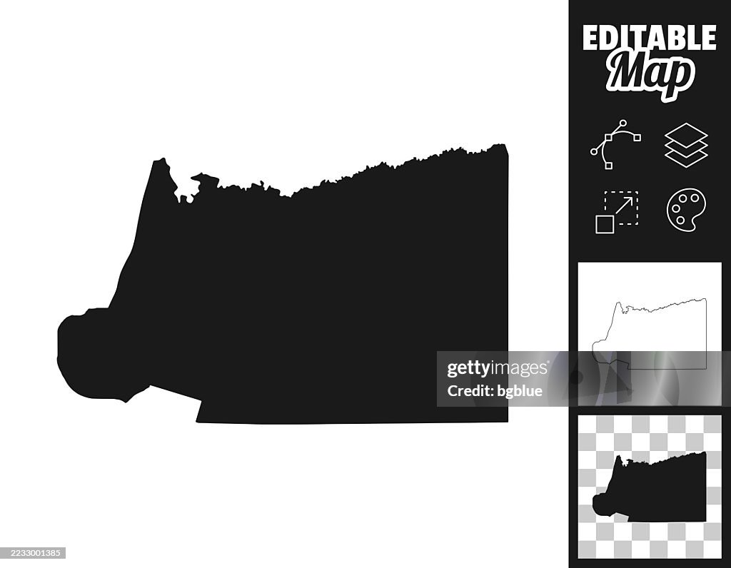 Carlisle County, Kentucky maps for design. Easily editable