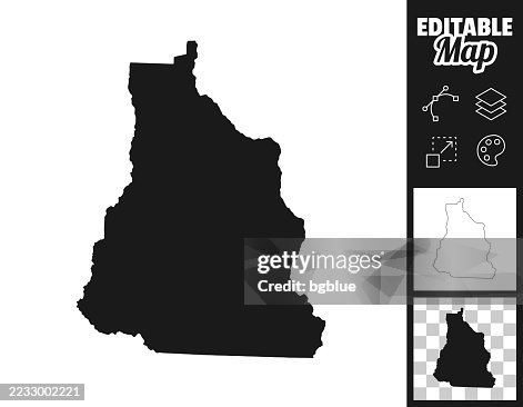 Cook County Georgia Maps For Design Easily Editable High-Res Vector ...