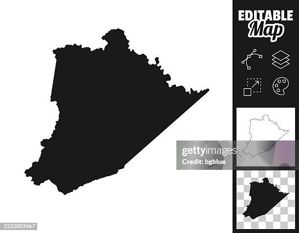 pike county, kentucky maps for design. easily editable - pikeville kentucky stock illustrations