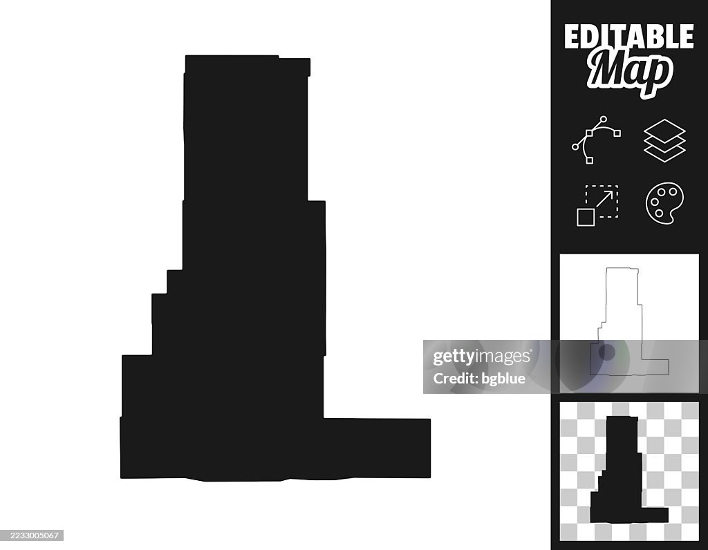Park County, Montana maps for design. Easily editable