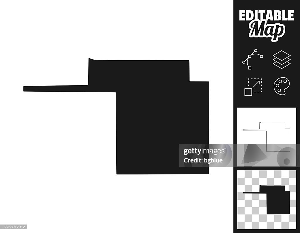 Tom Green County, Texas maps for design. Easily editable