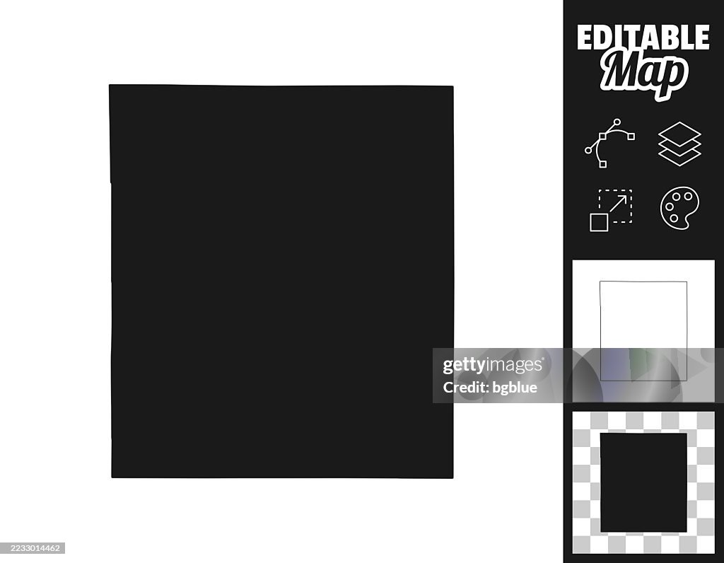 Cartes du comté de Tippecanoe, Indiana pour la conception. Facilement modifiable