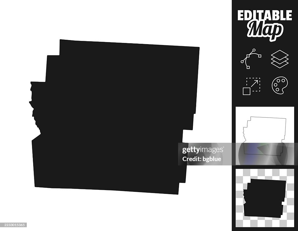 Franklin County, Ohio maps for design. Easily editable