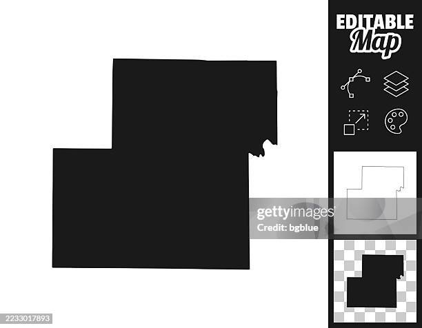 owen county, indiana maps for design. easily editable - owen stock illustrations