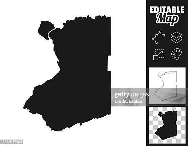 erie county, new york maps for design. easily editable - buffalo ny stock illustrations