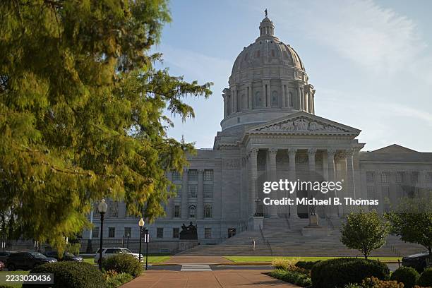 The Missouri State Capitol Building is seen on September 4, 2025 in Jefferson City, Missouri. Missouri is following Texas with a plan to redraw...