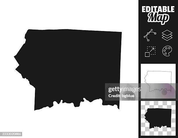 surry county, north carolina maps for design. easily editable - surry stock illustrations