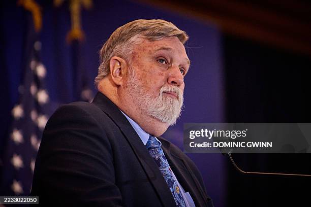 Pastor Doug Wilson speaks at the National Conservatism Conference in Washington D.C., Sept. 3, 2025.