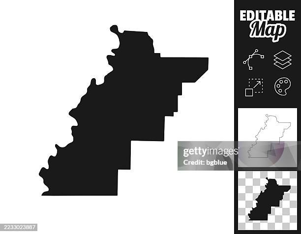 talladega county, alabama maps for design. easily editable - talladega alabama stock illustrations