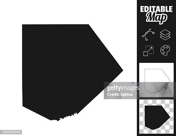 kendall county, texas maps for design. easily editable - boerne texas stock illustrations