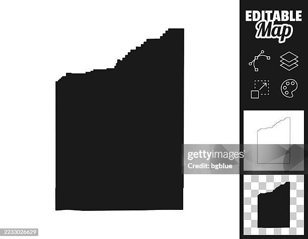 jackson county, oregon maps for design. easily editable - medford oregon stock illustrations