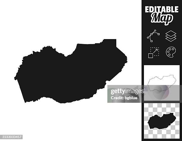 el dorado county, california maps for design. easily editable - placerville california stock illustrations
