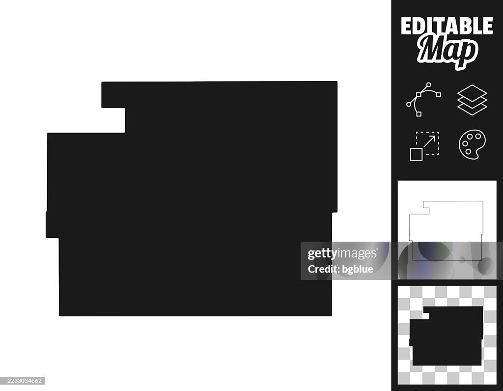 Torrance County, New Mexico maps for design. Easily editable