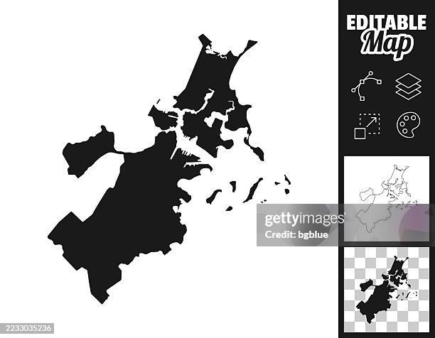 suffolk county, massachusetts maps for design. easily editable - suffolk county massachusetts stock illustrations