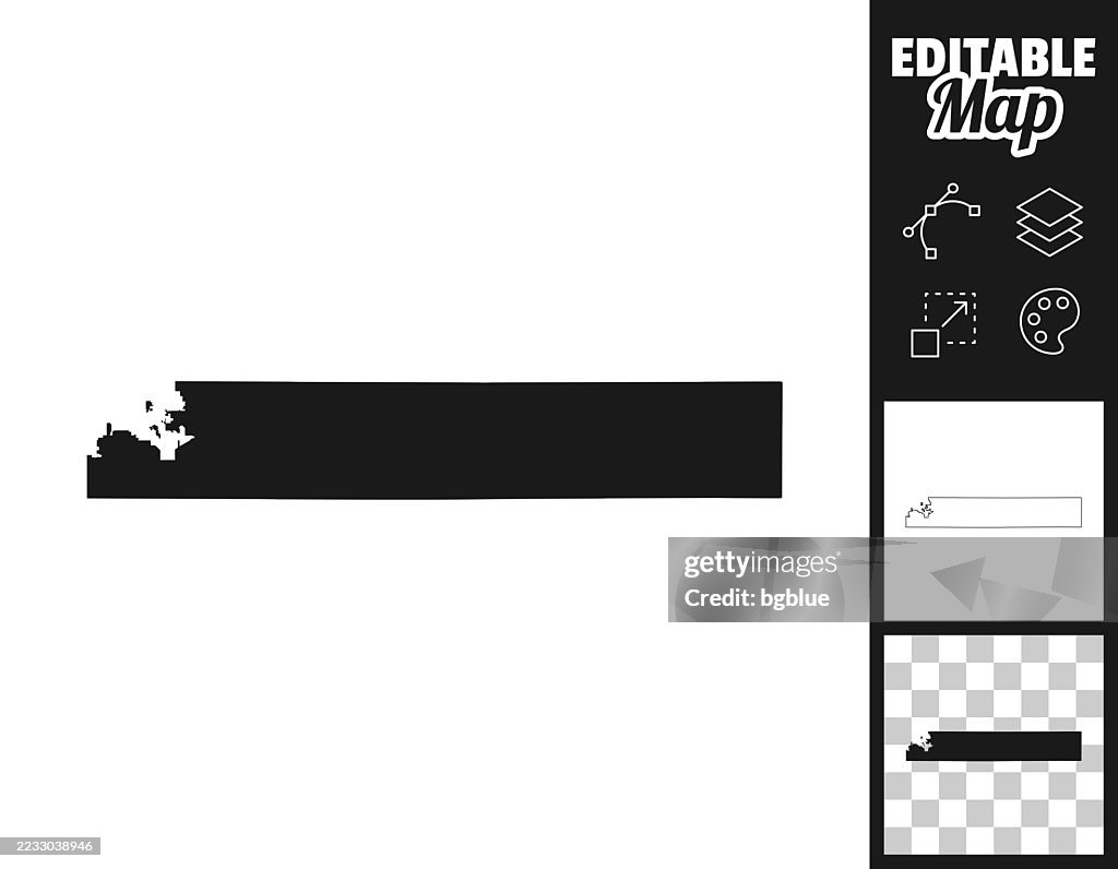 Arapahoe County, Colorado maps for design. Easily editable
