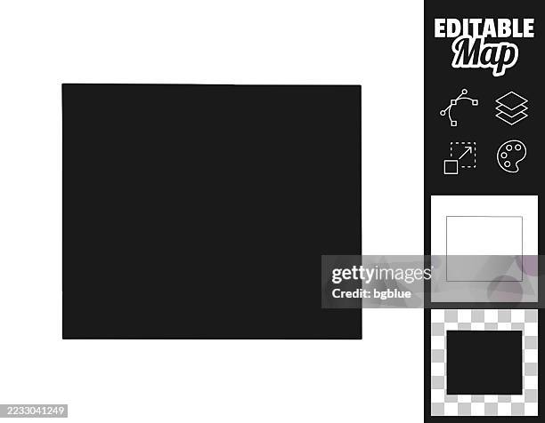 stanton county, kansas maps for design. easily editable - stanton stock illustrations stock illustrations
