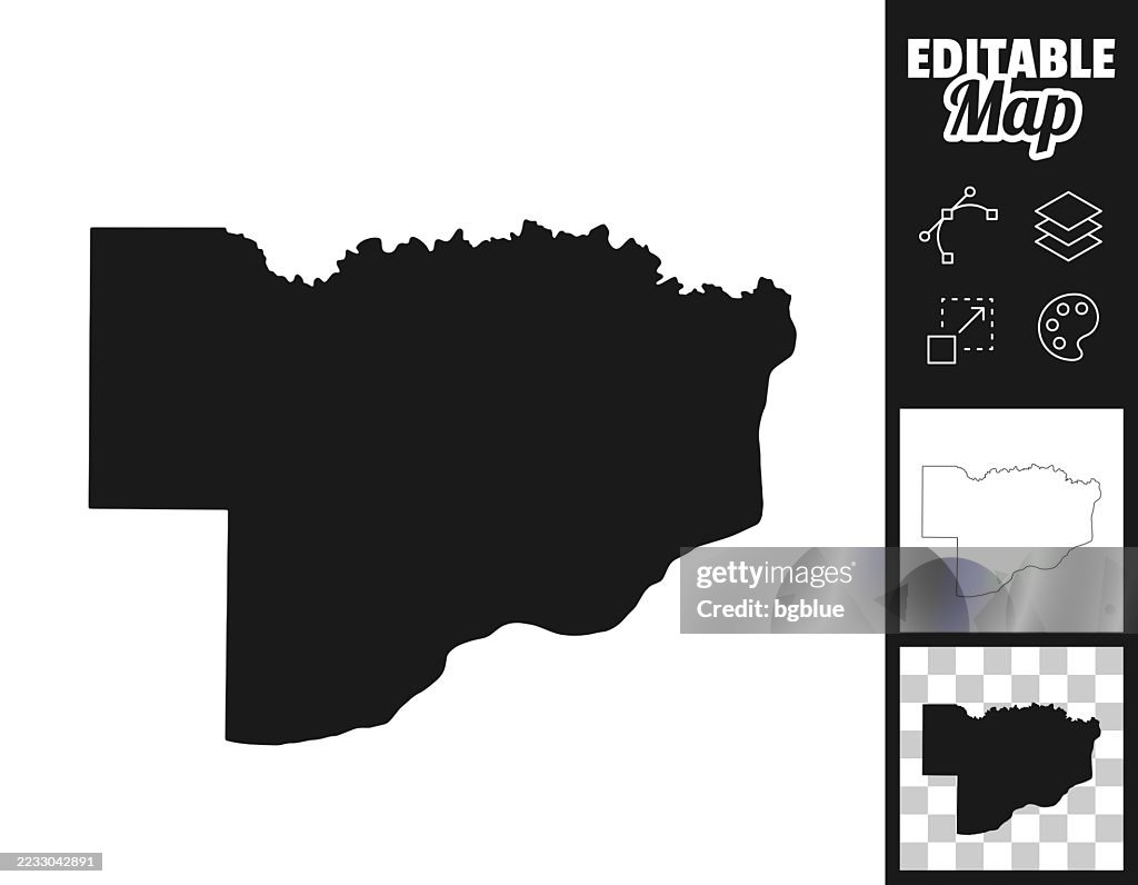 Scott County, Iowa maps for design. Easily editable