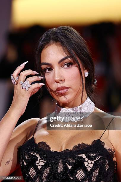 Georgina Rodriguez attends the Filming Italy Venice Award during the 82nd Venice International Film Festival on August 31, 2025 in Venice, Italy.