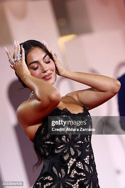 Georgina Rodriguez attends the Filming Italy Venice Award during the 82nd Venice International Film Festival on August 31, 2025 in Venice, Italy.