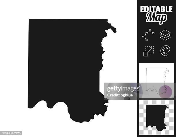 madison county, alabama maps for design. easily editable - alabama vector stock illustrations
