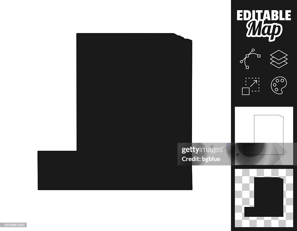 Gosper County, Nebraska maps for design. Easily editable