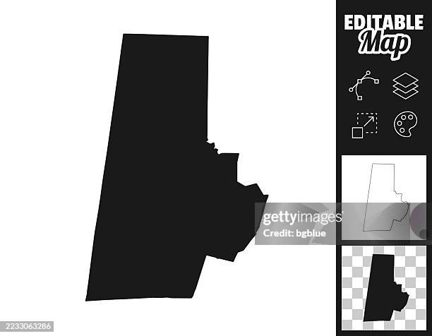 durham county, north carolina maps for design. easily editable - durham north carolina map stock illustrations