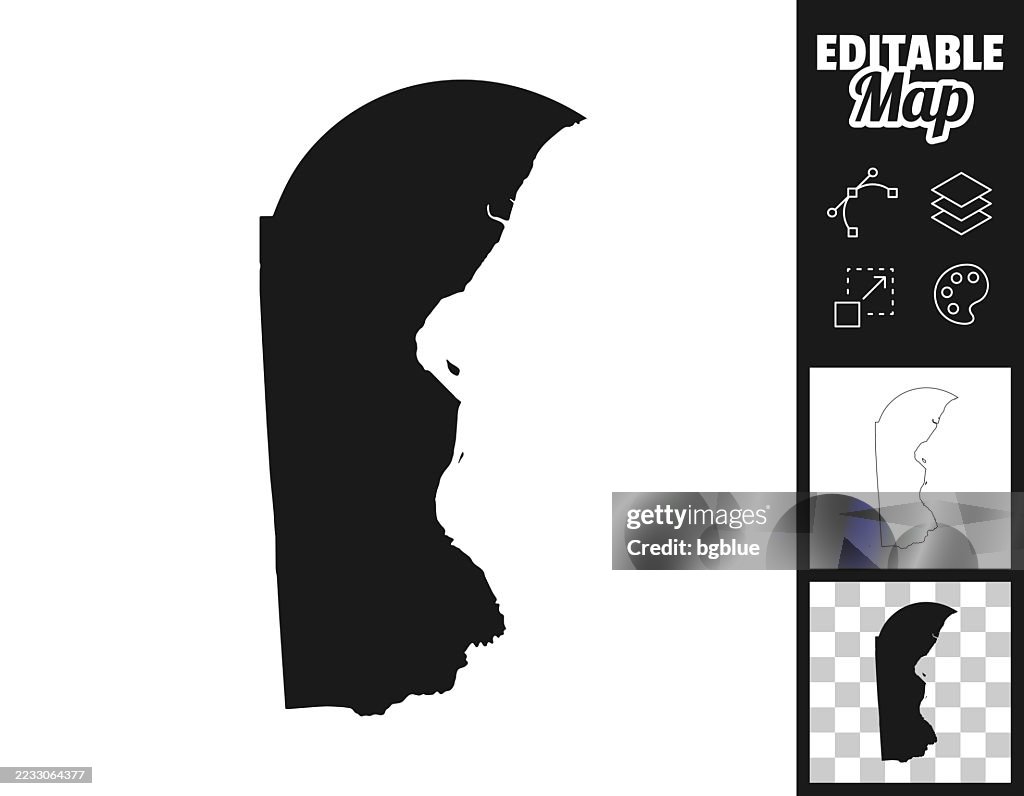 New Castle County, Delaware maps for design. Easily editable