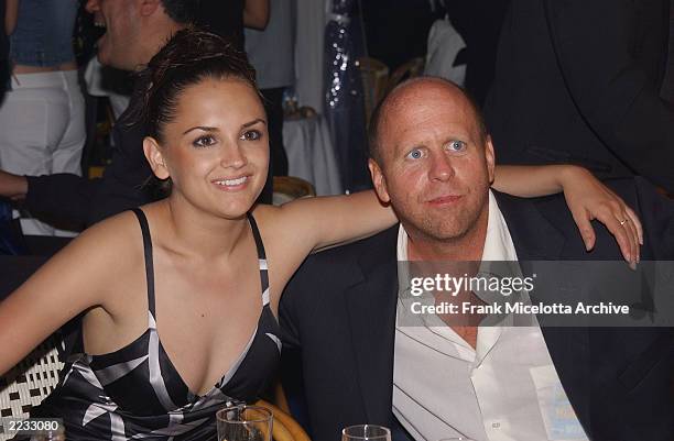 Rachael Leigh Cook and director Gavin Grazer at the party for "Scorched" at the 55th Cannes Film Festival in Cannes, France, May 17, 2002. Photo by...