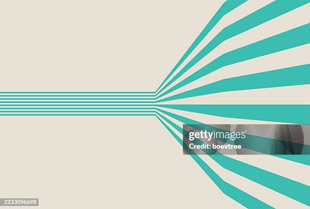 abstract 3d zebra stripes motion folded pattern design cover background - vanishing point stock illustrations