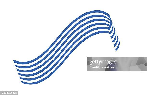 blue white motion wave stripe pattern symbol - contract tracing stock illustrations