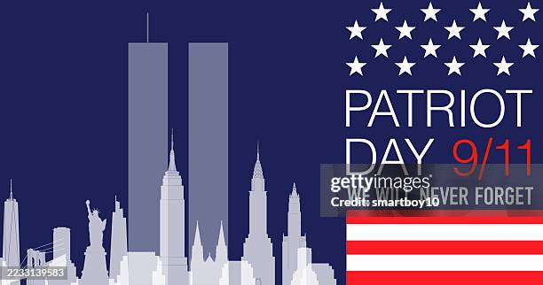 patriot day - terrorist stock illustrations