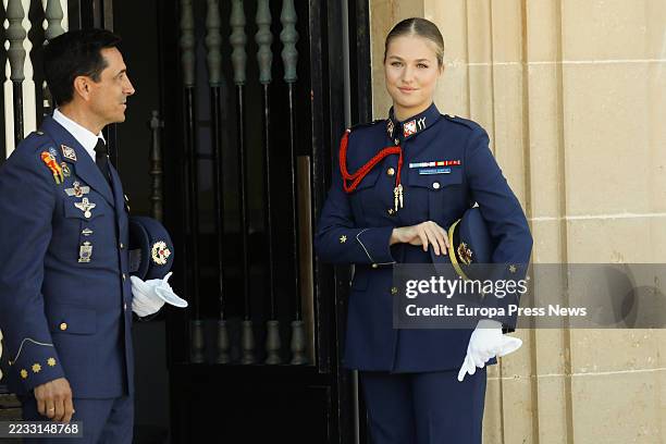 Princess Leonor enters the General Air Academy, on September 1 in San Javier, Murcia, Spain. Princess Leonor begins the last course of the three that...