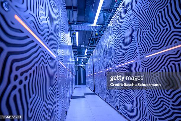 Part of the first European exascale-class supercomputer is seen at the launch event for the new JUPITER supercomputer at the Julich Research center...