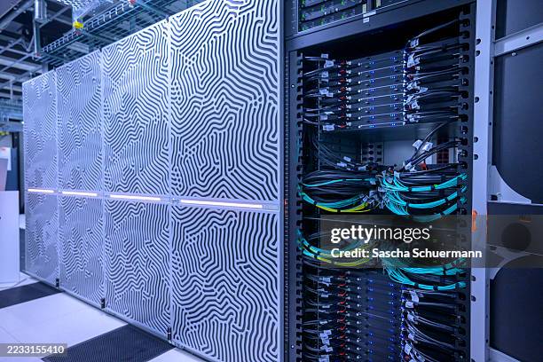 Part of the first European exascale-class supercomputer is seen at the launch event for the new JUPITER supercomputer at the Julich Research center...