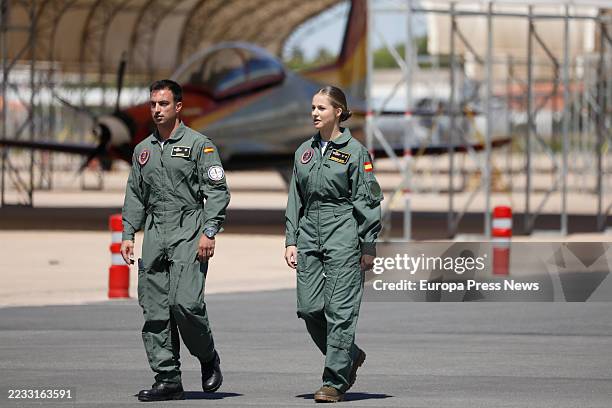 Princess Leonor enters the General Air Academy, on September 1 in San Javier, Murcia, Spain. Princess Leonor begins the last course of the three that...