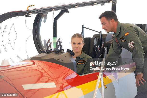 Princess Leonor enters the General Air Academy, on September 1 in San Javier, Murcia, Spain. Princess Leonor begins the last course of the three that...