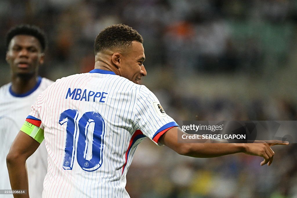 France s Forward Kylian Mbappe Celebrates His 0 2 During The 2026 france-s-forward-kylian-mbappe-celebrates-his-0-2-during-the-2026