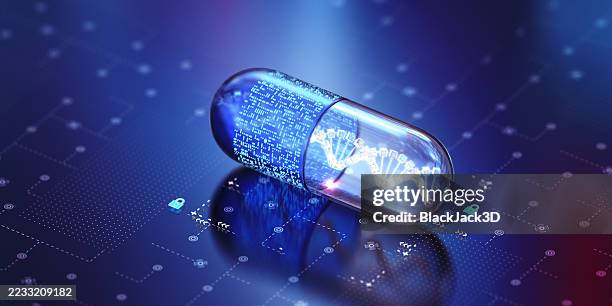 concetti di tecnologia sanitaria ai - industria farmaceutica foto e immagini stock
