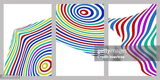 brochure template colors zebra texture cover design backgrounds - military target stock illustrations