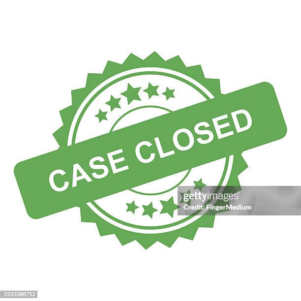 case closed rubber seal stamp - case closed stock illustrations